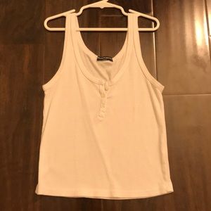 white brandy tank top
